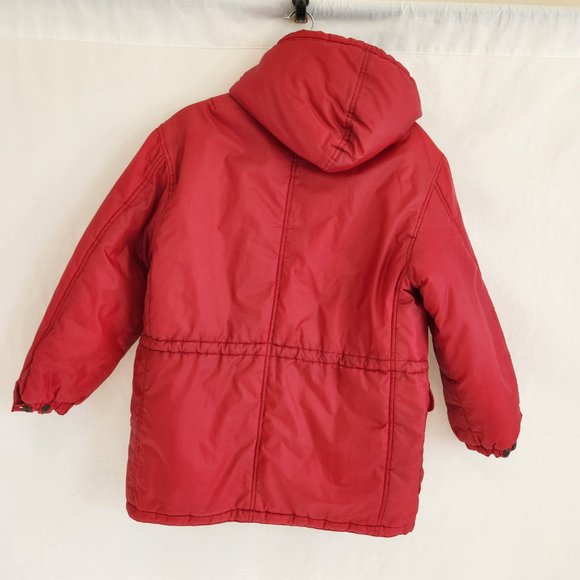 VINTAGE Unisex! *MEC* EUROPEOPLE Outdoor Winter Hoodie Jacket Size 40 (S/M) Red - Picture 2 of 16